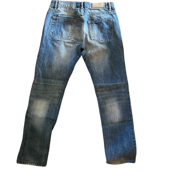 MNML 100% cotton button fly denim jeans size 32 modern simplicity - Picture 6 of 11